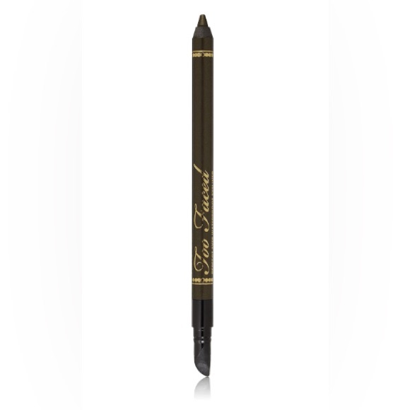 Too Faced Olive Green Waterproof Eyeliner in Perfect Moss *BNWOB* - Picture 1 of 6